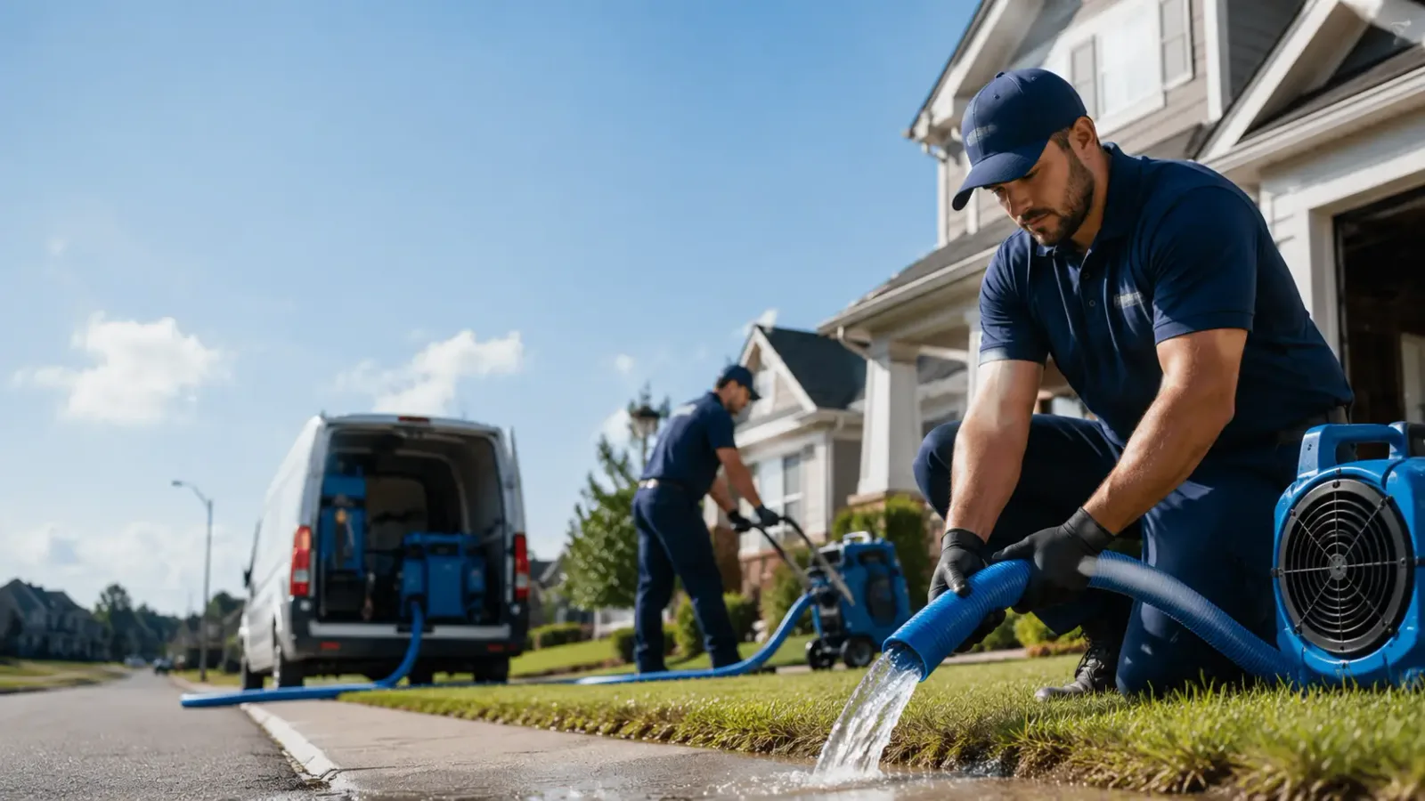 Flood Damage Restoration in Middle Point, OH